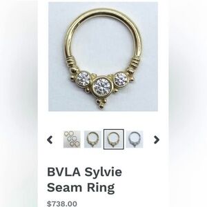 BVLA Gold Sylvie Seam Ring